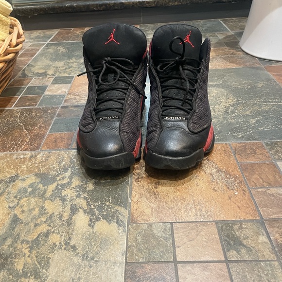 Jordan Retro 13 Black Red Sneakers - Picture 7 of 11